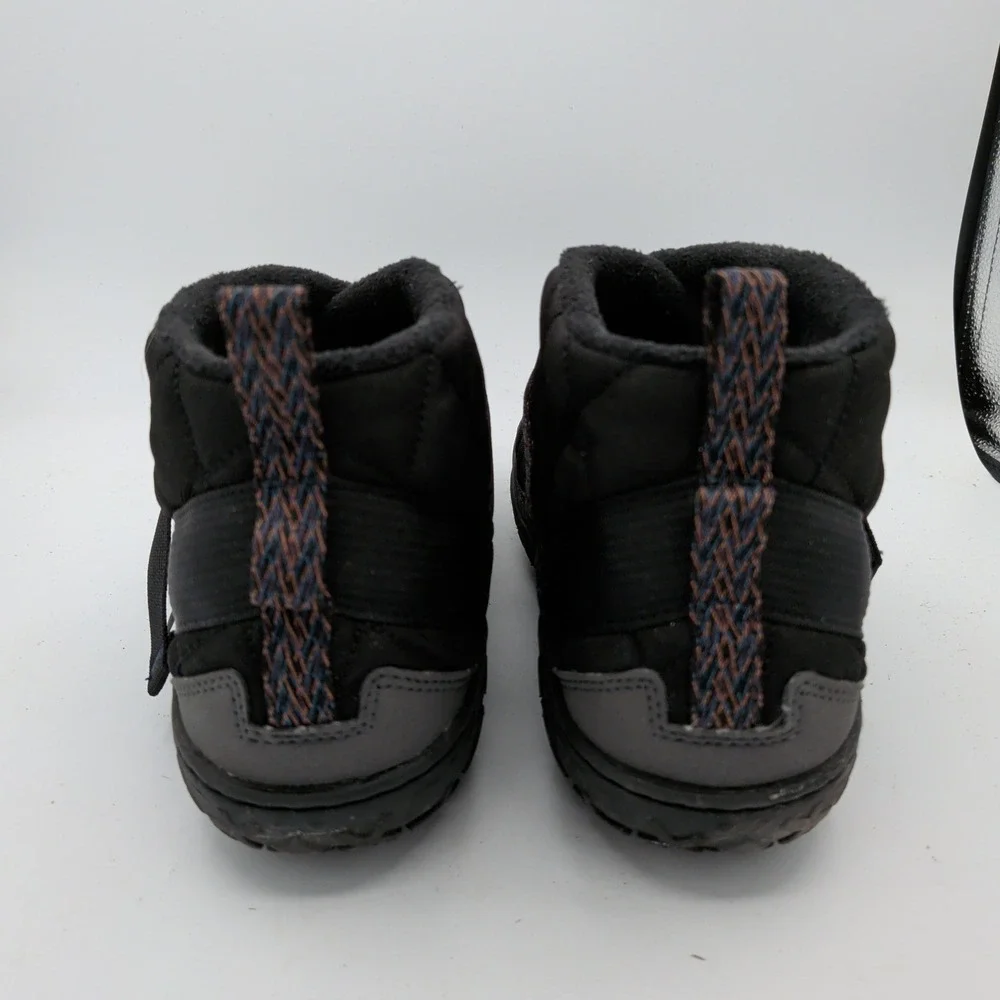 Chaco Ramble Puff Linear Men 12 Black Quilted Insulated Buckle Bootie Slippers
